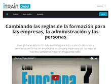 Tablet Screenshot of itrain-global.com